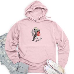 Robin Bird Unisex Midweight Hoodie