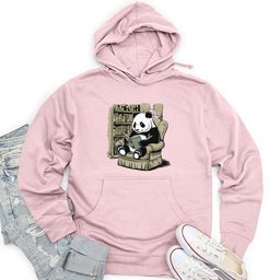 Panda Reading Book Unisex Midweight Hoodie
