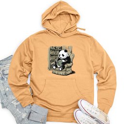 Panda Reading Book Unisex Midweight Hoodie