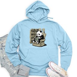 Panda Reading Book Unisex Midweight Hoodie