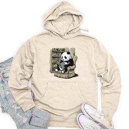 Panda Reading Book Unisex Midweight Hoodie