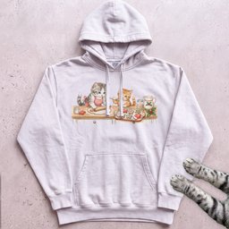 Cookie Crew Cat Hoodie Gift For Cat Lover