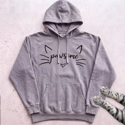 Pawsome Cat Hoodie Gift For Cat Lover