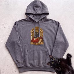 Laureled Emperor Cat Portrait Personalized Hoodie Gift For Cat Lover