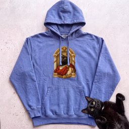Laureled Emperor Cat Portrait Personalized Hoodie Gift For Cat Lover