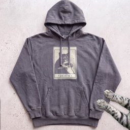 Death Tarot Cat Hoodie Gift For Cat Lover