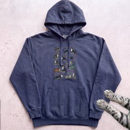 Cat Pattern Hoodie Gift For Cat Lover