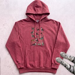 Cat Pattern Hoodie Gift For Cat Lover