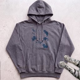 Cosmic Cats Hoodie Gift For Cat Lover