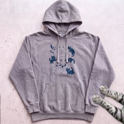 Cosmic Cats Hoodie Gift For Cat Lover