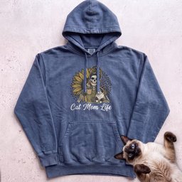 Cat Mom Life Personalized Cat Hoodie Gift For Mom