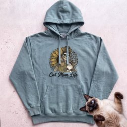 Cat Mom Life Personalized Cat Hoodie Gift For Mom
