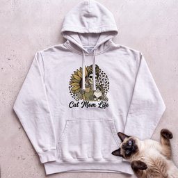 Cat Mom Life Personalized Cat Hoodie Gift For Mom