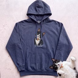 Personalized Cat Hoodie Cat Custom Illustration Hoodie Gift For Cat Lover
