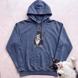 Personalized Cat Hoodie Cat Custom Illustration Hoodie Gift For Cat Lover