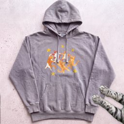 Orange Cats Dancing Hoodie Gift For Cat Lover
