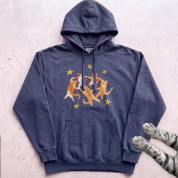 Orange Cats Dancing Hoodie Gift For Cat Lover
