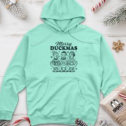 Merry Duckmas Unisex Midweight Hoodie