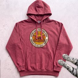 Living Room National Park Cat Hoodie Gift For Cat Lover