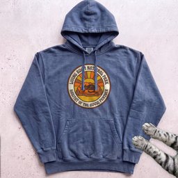 Living Room National Park Cat Hoodie Gift For Cat Lover