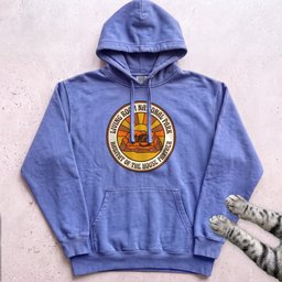 Living Room National Park Cat Hoodie Gift For Cat Lover