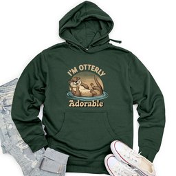 I’m Otterly Adorable Unisex Midweight Hoodie