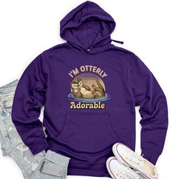 I’m Otterly Adorable Unisex Midweight Hoodie