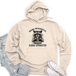 More Spaghetti Less Upsetti 2 Unisex Midweight Hoodie