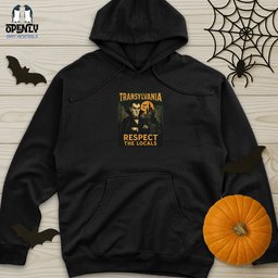 Transylvania Respect the Locals Unisex Midweight Hoodie
