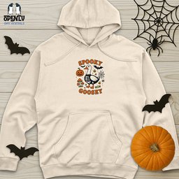 Spooky Goose Unisex Midweight Hoodie