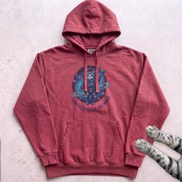 Astronaut Cat Hoodie Gift For Cat Lover