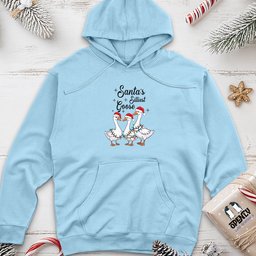 Santa's Silliest Goose Unisex Midweight Hoodie