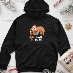 Slow Ho Ho Unisex Midweight Hoodie