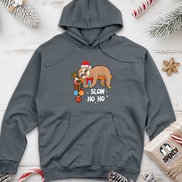 Slow Ho Ho Unisex Midweight Hoodie