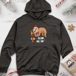 Slow Ho Ho Unisex Midweight Hoodie