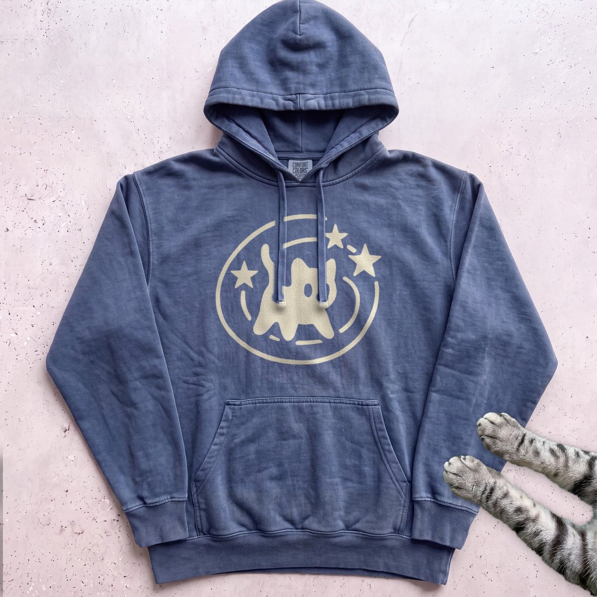 Retro Space Cat Hoodie Gift For Cat Lover