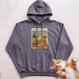 Personalized In The Wheatfield Cat Hoodie Gift For Cat Lover