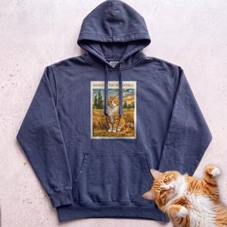 Personalized In The Wheatfield Cat Hoodie Gift For Cat Lover