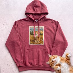 Personalized In The Wheatfield Cat Hoodie Gift For Cat Lover