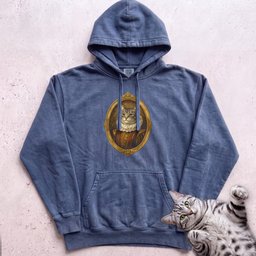 Renaissance Noble Cat Portrait Personalized Hoodie Gift For Cat Lover