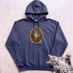 Renaissance Noble Cat Portrait Personalized Hoodie Gift For Cat Lover