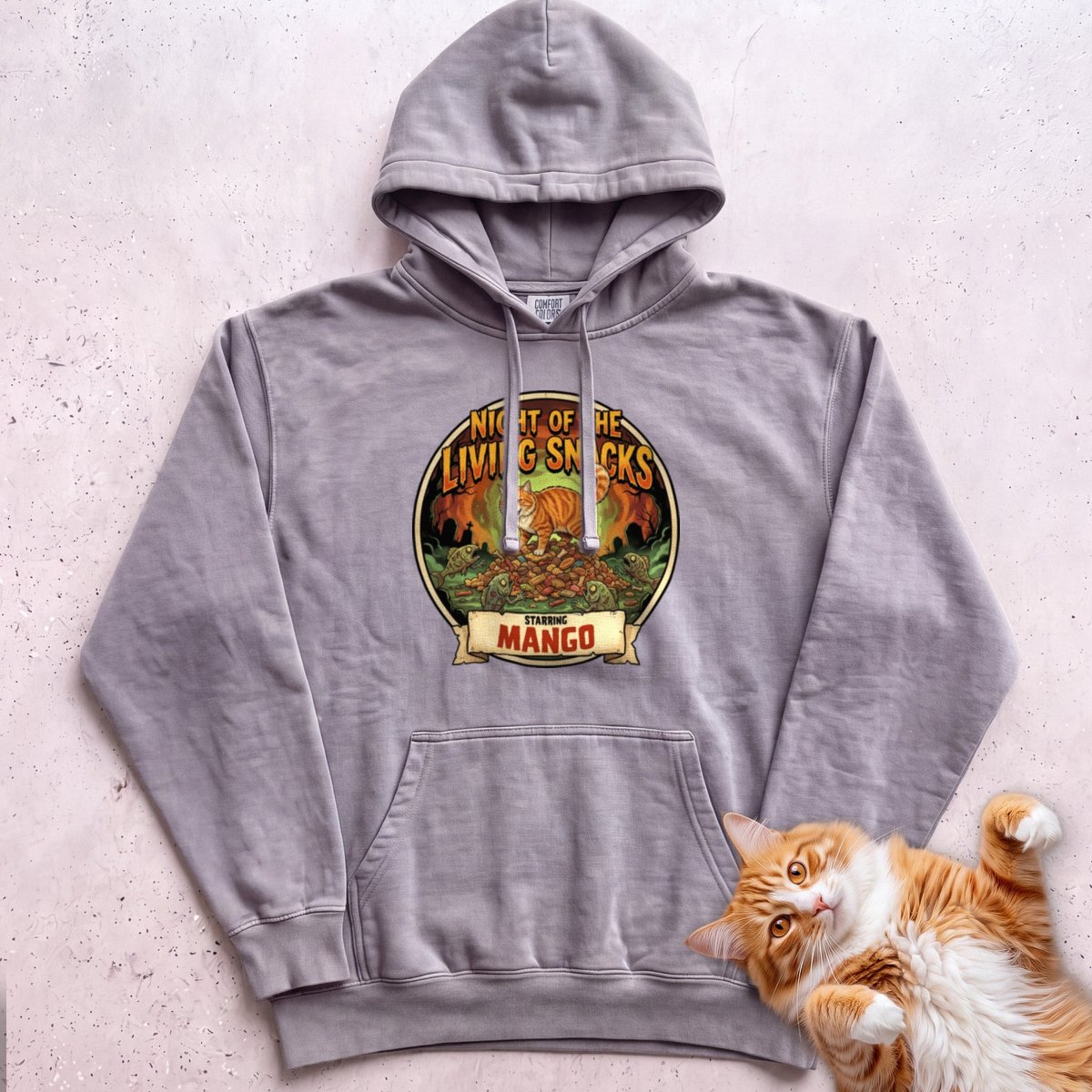 Personalized Night Of The Living Snacks Cat Hoodie Gift For Cat Lover