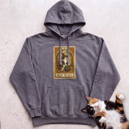 Personalized Witch Tarot Cat Hoodie Gift For Cat Lover