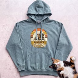 Personalized Haunted House Tours Cat Hoodie Gift For Cat Lover