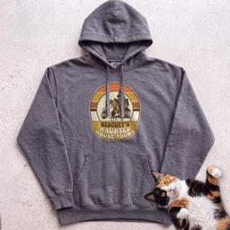 Personalized Haunted House Tours Cat Hoodie Gift For Cat Lover