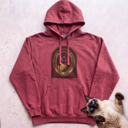 Personalized Is Watching Haunted Portrait Cat Hoodie Gift For Cat Lover
