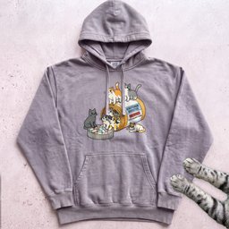 Cat Pill Bottle Hoodie Gift For Cat Lover