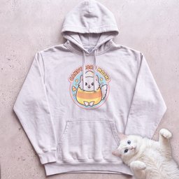 Personalized Candy Corn Costume Cat Hoodie Gift For Cat Lover