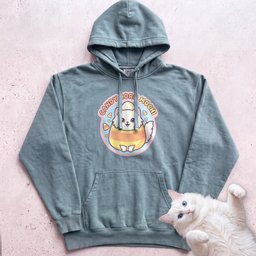 Personalized Candy Corn Costume Cat Hoodie Gift For Cat Lover