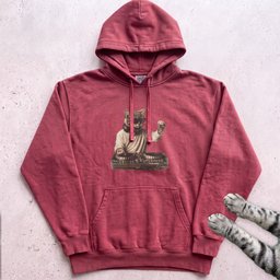 DJ Cat Vintage Mixer Hoodie Gift For Cat Lover